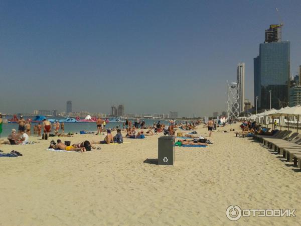 Пляж Jumeirah Beach Residence (ОАЭ, Дубай) фото