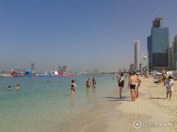 Пляж Jumeirah Beach Residence (ОАЭ, Дубай) фото