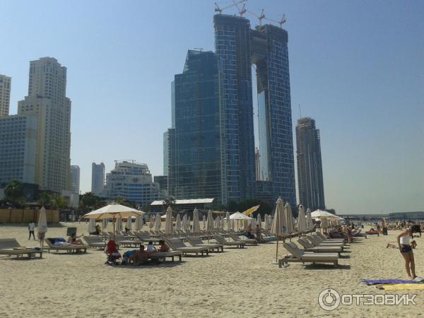 Пляж Jumeirah Beach Residence (ОАЭ, Дубай) фото