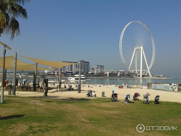 Пляж Jumeirah Beach Residence (ОАЭ, Дубай) фото