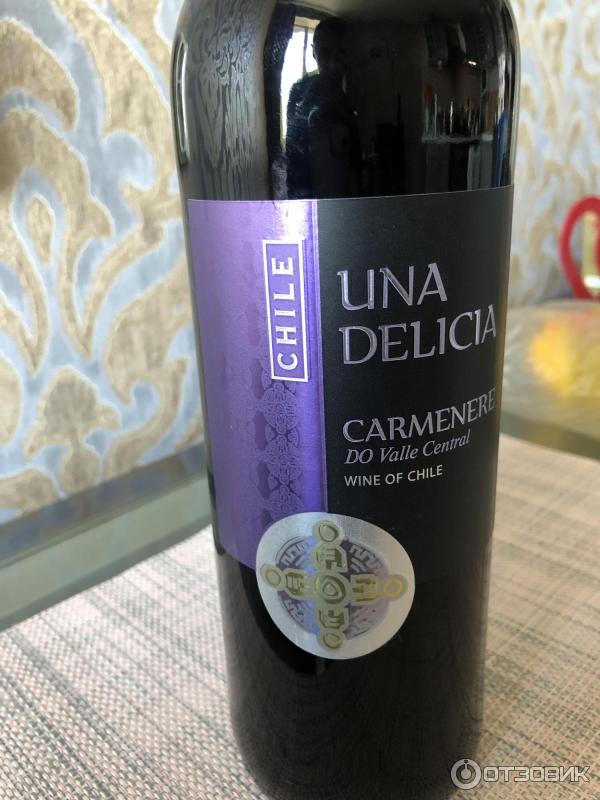 Вино Vinedos Puertas Ltda Una Delicia Carmenere фото