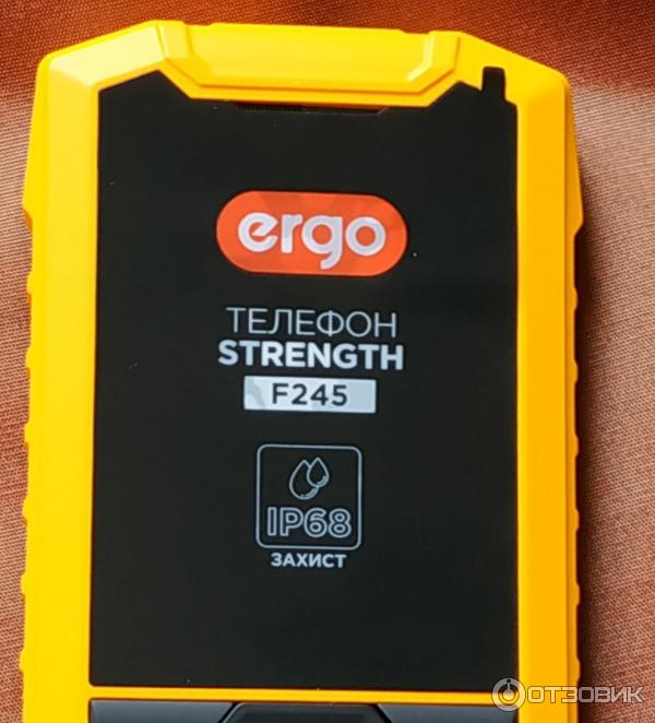 Мобильный телефон ERGO F245 Strength Dual Sim фото