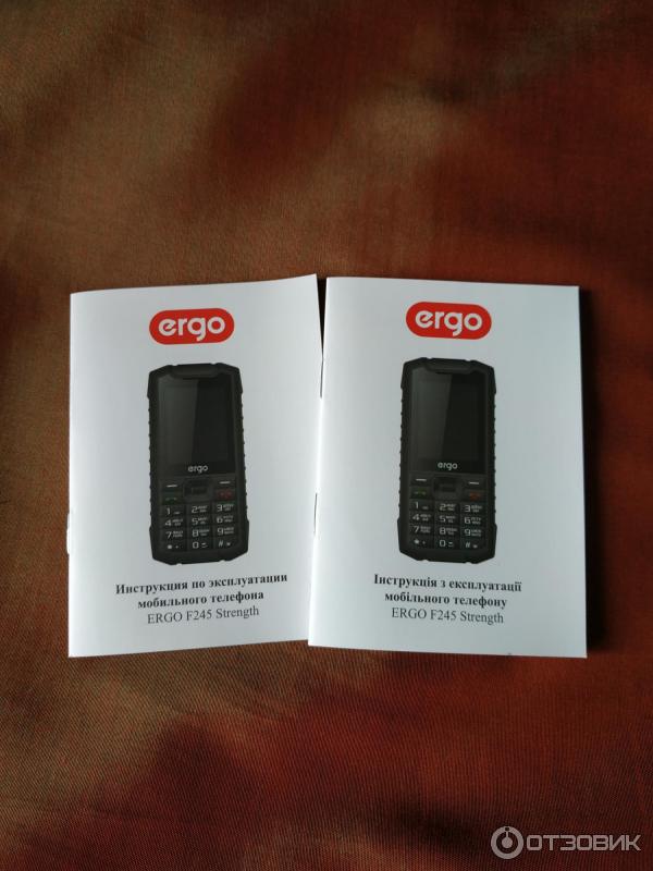 Мобильный телефон ERGO F245 Strength Dual Sim фото