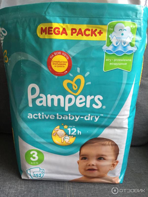 Подгузники Pampers Active Baby-Dry фото