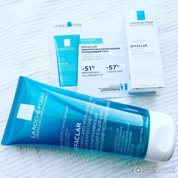 Микроотшелушивающий очищающий гель La Roche-Posay Effaclar фото