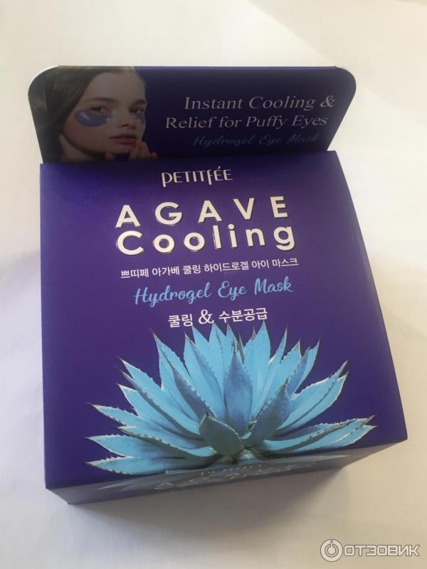 Гидрогелевые патчи для глаз Petitfee Agave Cooling Hydrogel Eye Mask фото