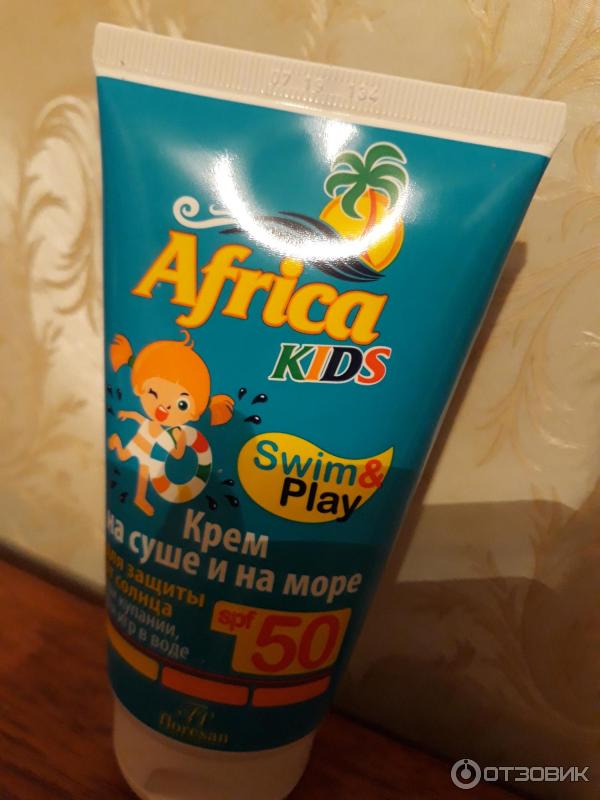 Крем для защиты от солнца Floresan Africa Kids SPF 50 фото