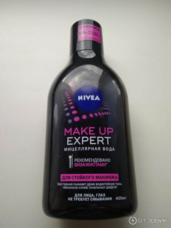 Мицеллярная вода Nivea Make up Expert для стойкого макияжа фото