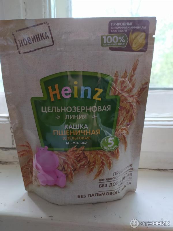 Каша Heinz Цельнозерновая линия Каша пшеничная (спельтовая) фото