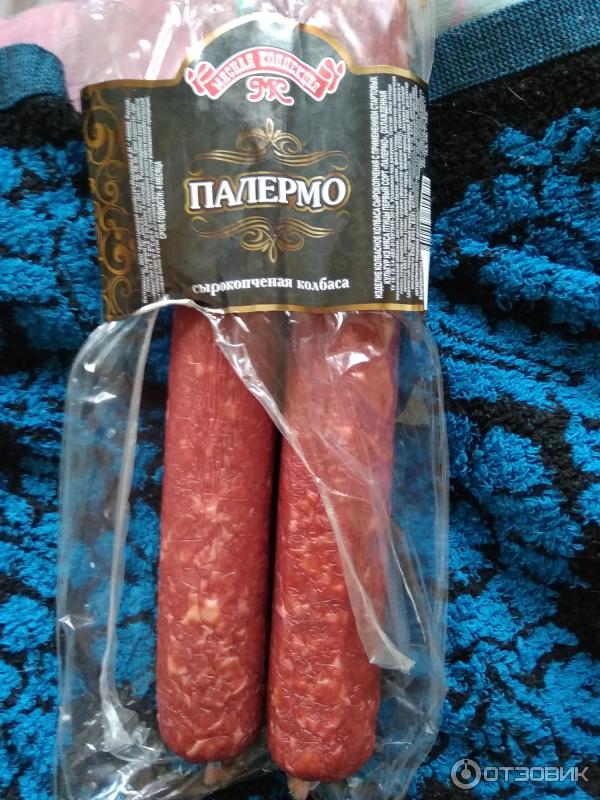 Сырокопченая колбаса Палермо Мясная коллекция фото