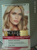 Отзывы: Крем-краска для волос L'Oreal Paris Excellence Creme мистический блонд 8.12