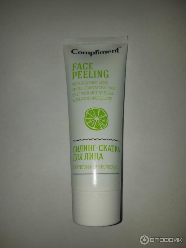 Пилинг-скатка для лица Compliment Face Peeling с фруктовыми кислотами фото