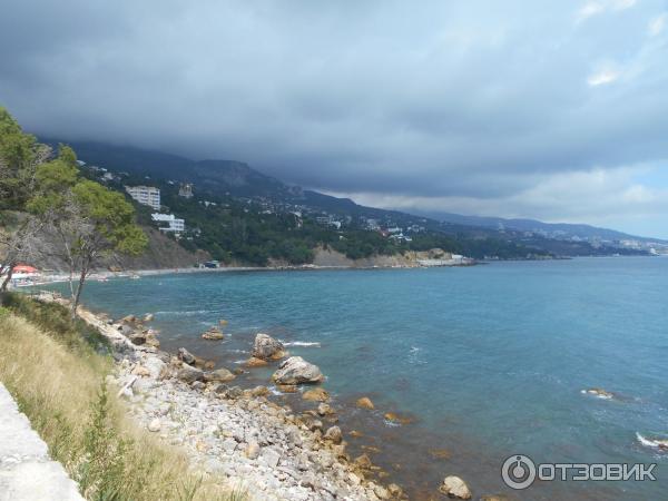 Пляж Черный бугор (Россия, Алупка) фото