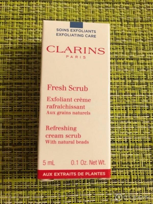 Крем для лица Fresh Scrub Clarins Освежающий отшелушивающий фото