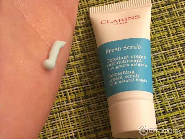 Крем для лица Fresh Scrub Clarins Освежающий отшелушивающий фото