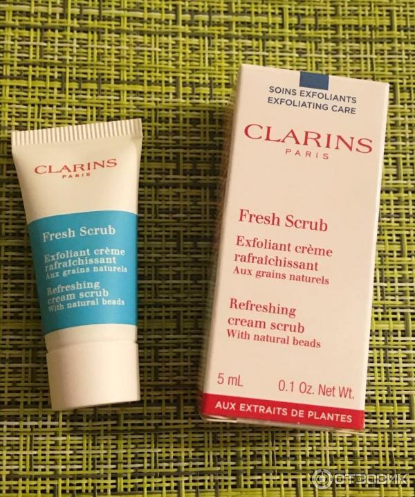 Крем для лица Fresh Scrub Clarins Освежающий отшелушивающий фото