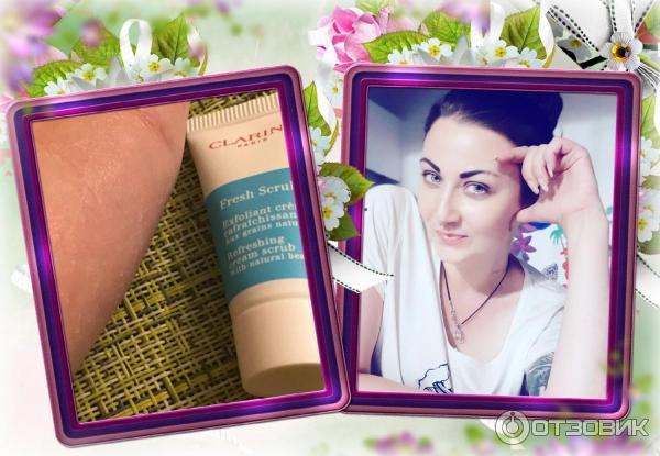 Крем для лица Fresh Scrub Clarins Освежающий отшелушивающий фото