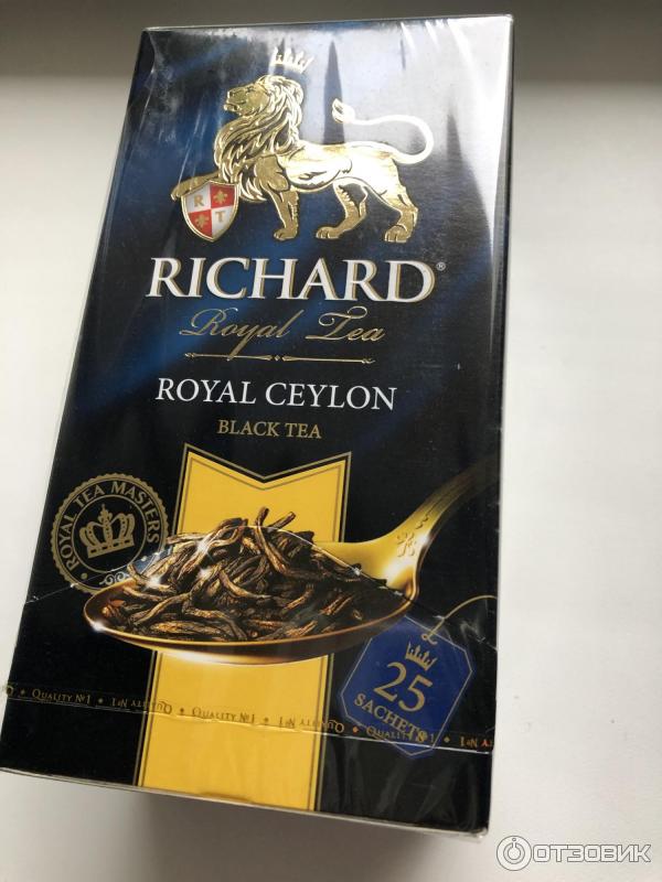 Чай Richard Royal Ceylon в пакетиках фото