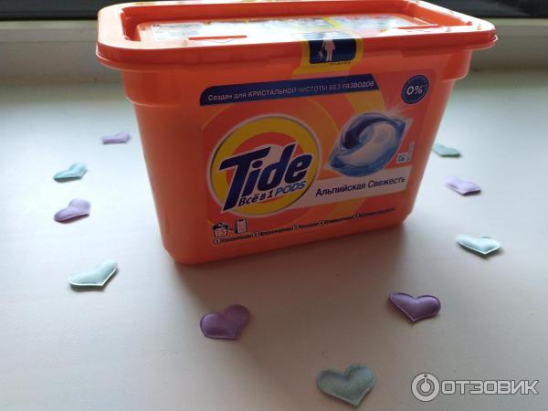 Капсулы для стирки Tide All in 1 Pods Альпийская свежесть фото