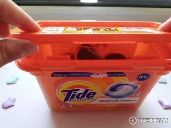 Капсулы для стирки Tide All in 1 Pods Альпийская свежесть фото