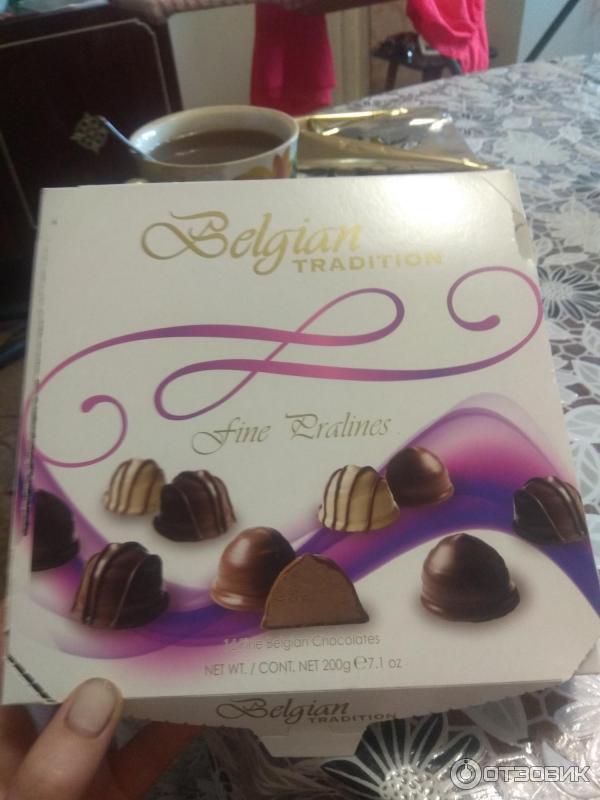 Конфеты Belgian tradition Fine pralines фото