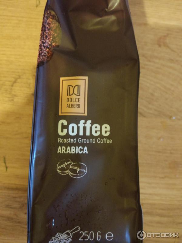 Кофе молотый Dolce Albero Arabica 100% фото