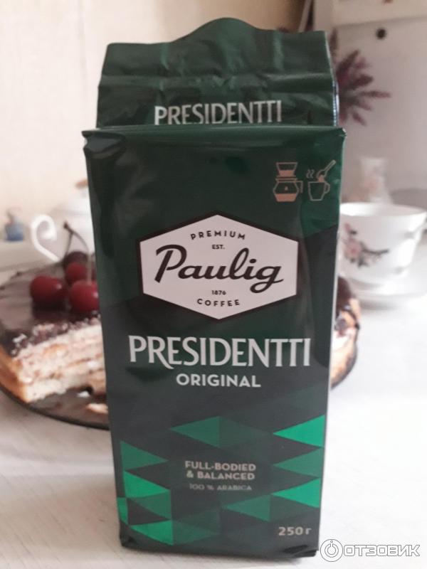 Кофе натуральный молотый Paulig Presidentti Original фото