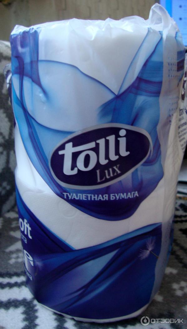 Туалетная бумага Tolli Lux фото