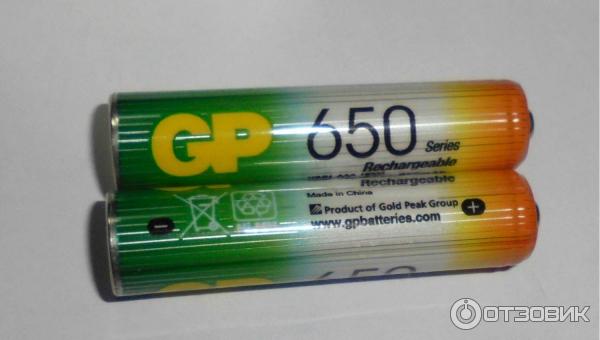 Аккумуляторы GP 650 mAh ААА