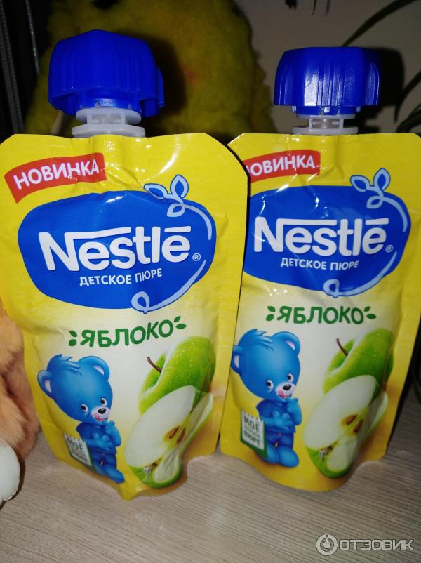 Детское пюре Nestle яблоко фото