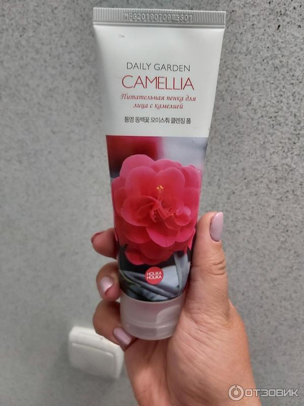 Пенка для умывания Holika Holika Daily Garden Cleansing Foam Tongyeong Camelia Moisture фото