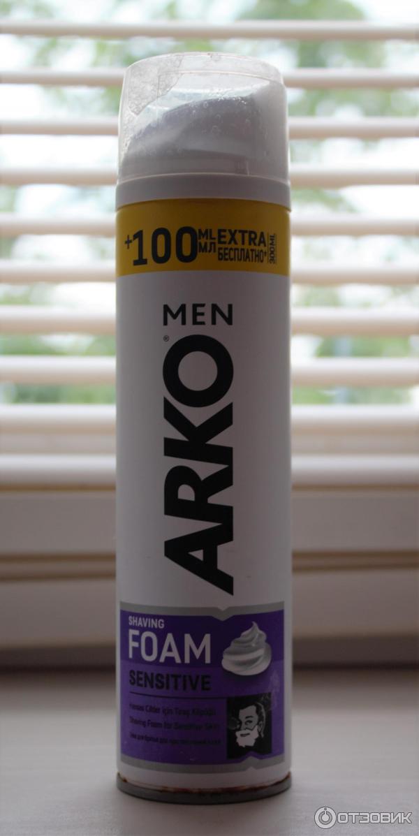 Пена для бритья Arko men sensitive new formula