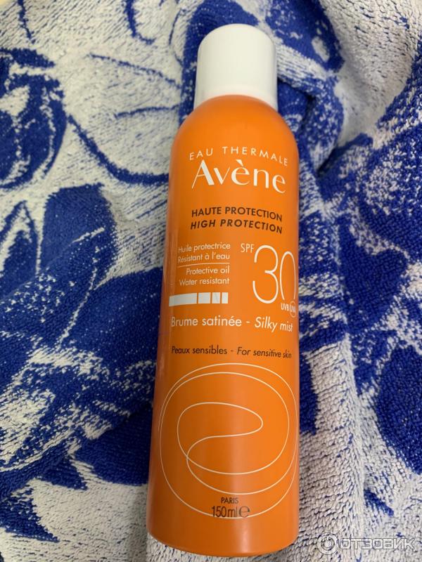 Отзыв о Солнцезащитный спрей Avene SPF 30 | Защита и красивый загар