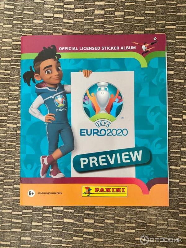 Альбом лля наклеек Panini Euro 2020 фото