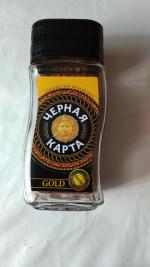 Кофе растворимый Черная карта Gold фото