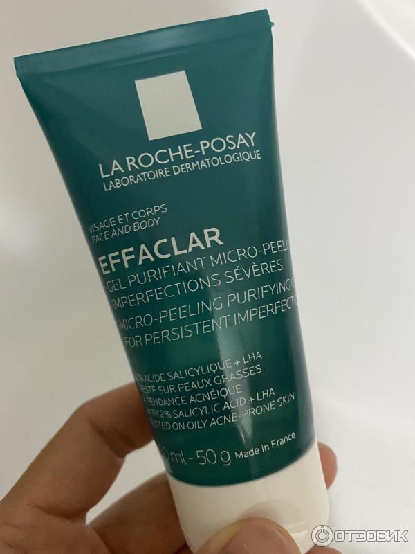 Микроотшелушивающий очищающий гель La Roche-Posay Effaclar фото