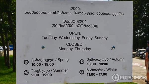 Дендрологический парк Шекветили (Грузия, Шекветили) фото