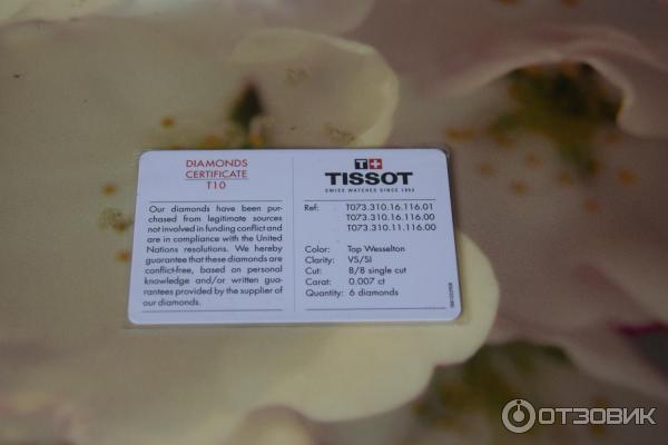 Швейцарские женские часы Tissot Т-073.310.16.116.00 фото