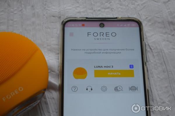 Щеточка для очищения лица Foreo Luna mini 3 фото