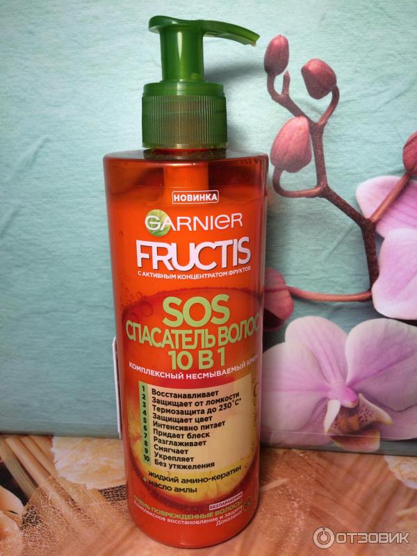 Комплексный несмываемый уход Garnier Fructis Гудбай секущиеся кончики 10в1 Garnier Fructis фото