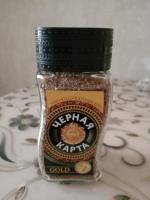 Кофе растворимый Черная карта Gold фото