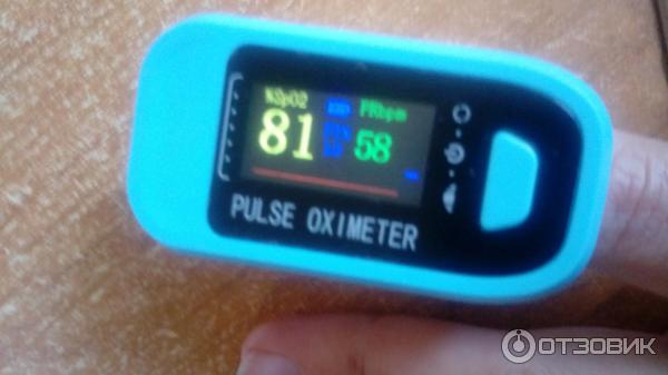 Пульсоксиметр Fingertip Pulse Oximeter F169 фото