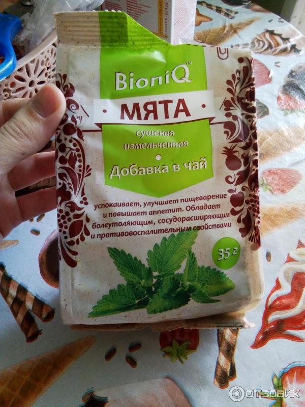 Мята сушенная Bioniq фото