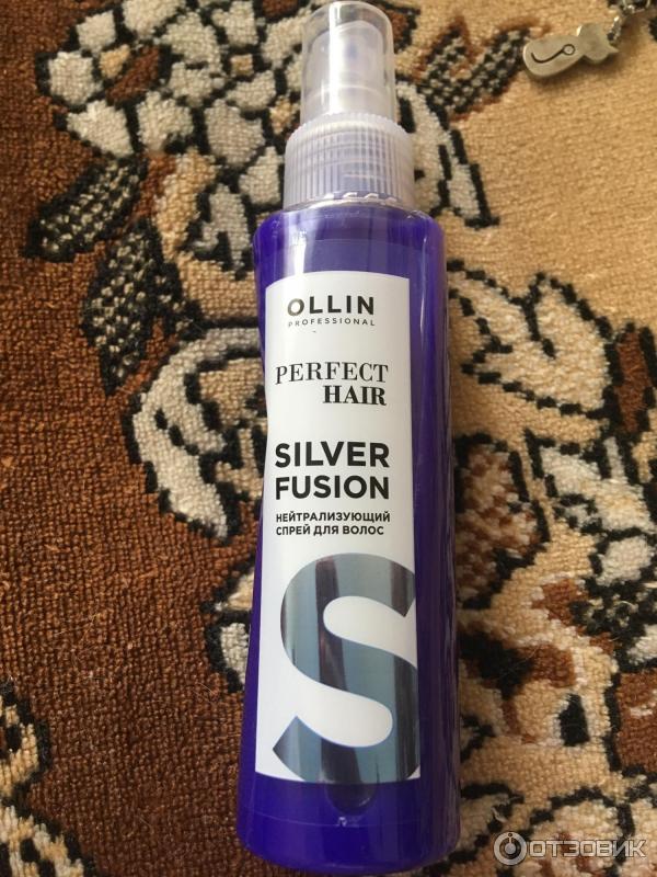 Нейтрализующий спрей для волос Ollin Perfect Hair silver fusion фото