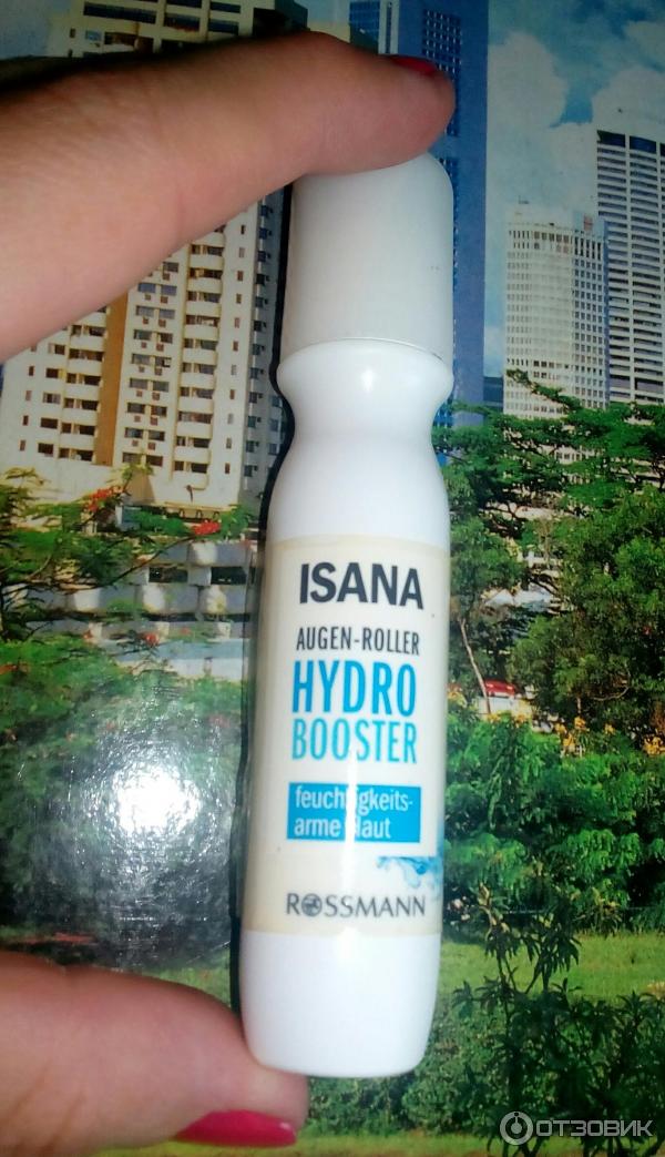 Ролик-гель для увлажнения кожи вокруг глаз Isana Hydro Booster фото