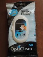 Влажные салфетки для экранов всех типов OptiClean фото