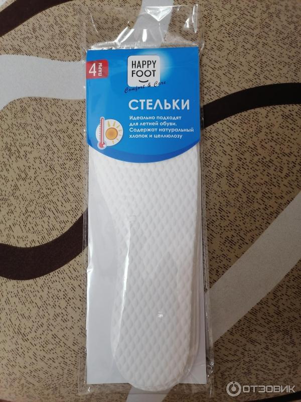 Стельки летние Happy foot фото