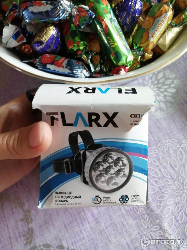 Налобный светодиодный фонарь Flarx фото