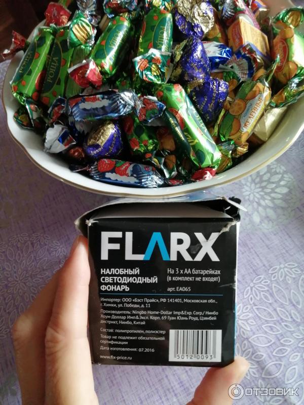 Налобный светодиодный фонарь Flarx фото