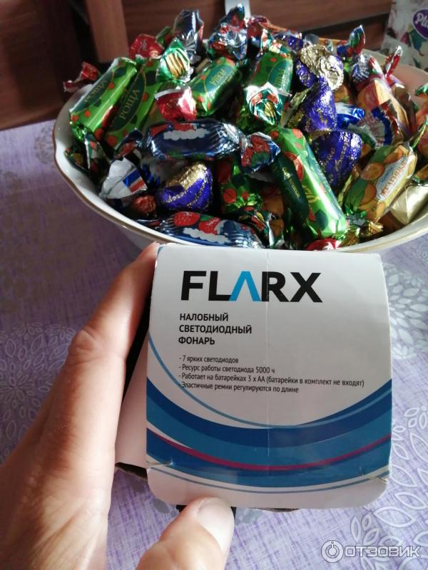 Налобный светодиодный фонарь Flarx фото